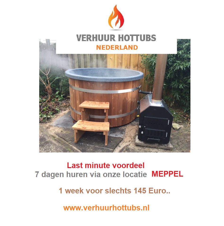 Huur een hottub met last minute voordeel bij Verhuur Hottubs Nederland